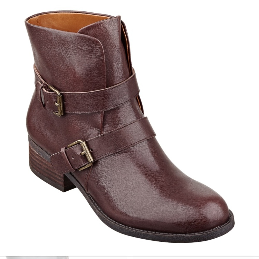 Nine West Pippy brown leather boots size 9.5